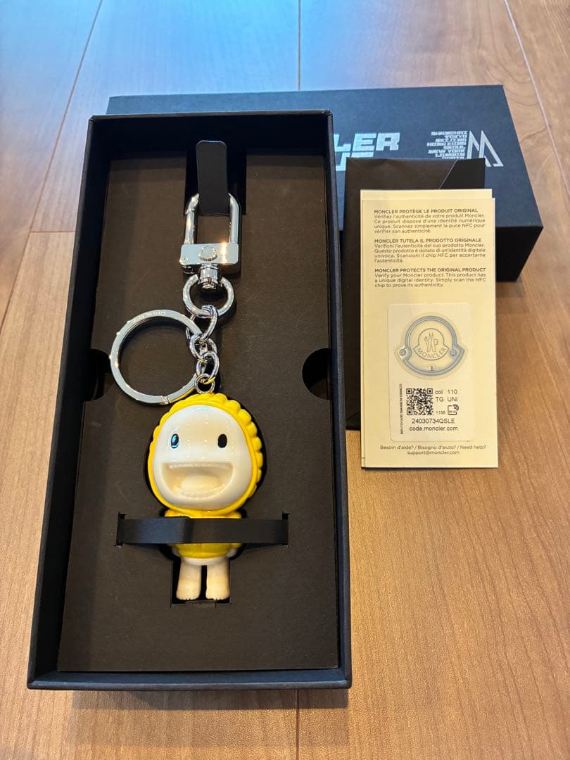新品MONCLERモンクレール ハウスオブジーニアス限定フィギュア キーホルダー