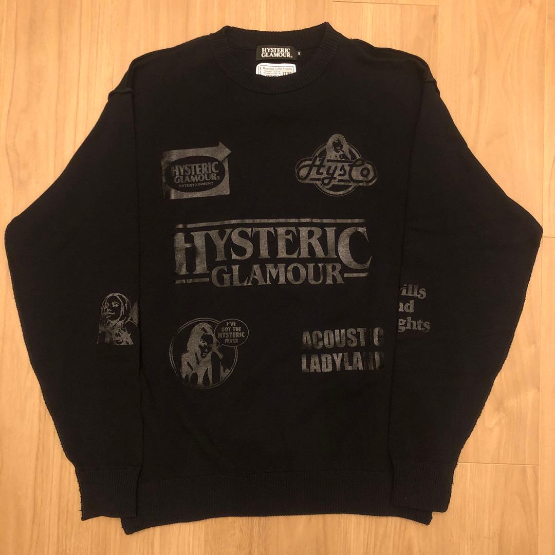 HYSTERIC GLAMOUR ブラック スウェット
