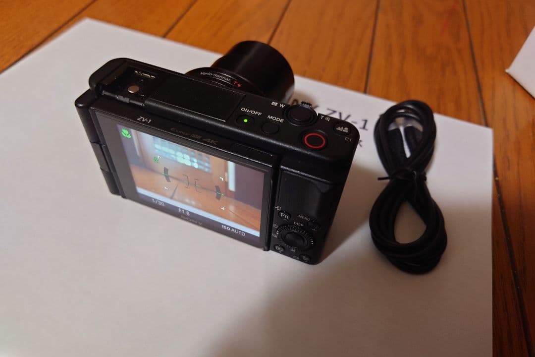 SONY ZV-1 VLOGCAM デジタルカメラ 美品 4K 液晶保護フィルム