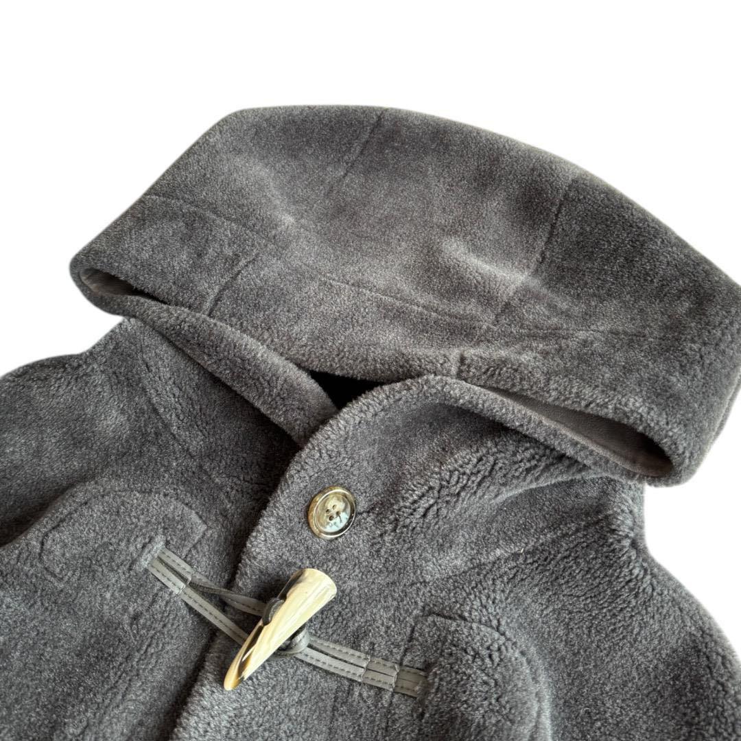 22AW FURFUR ボアダッフルコート ロング フーデッドコート グレー