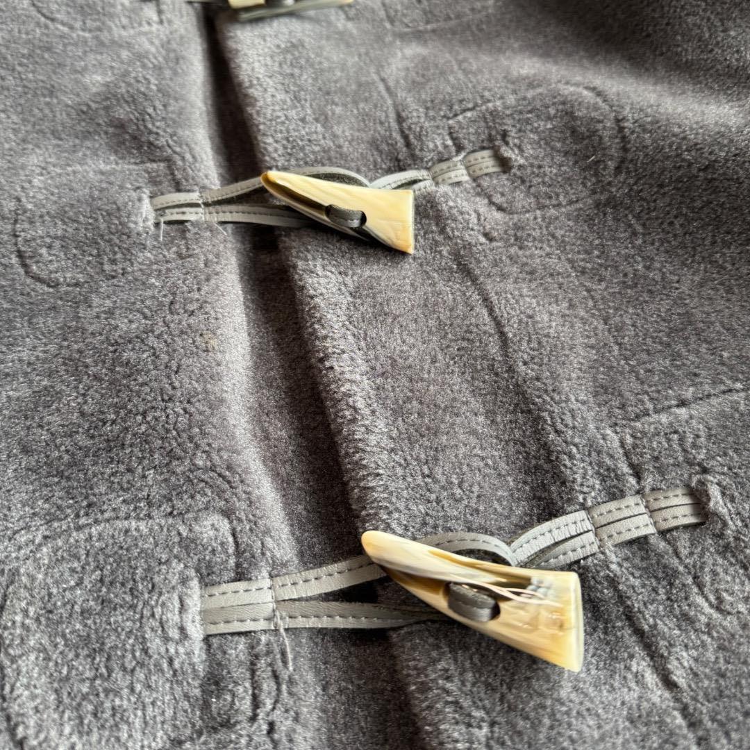 22AW FURFUR ボアダッフルコート ロング フーデッドコート グレー