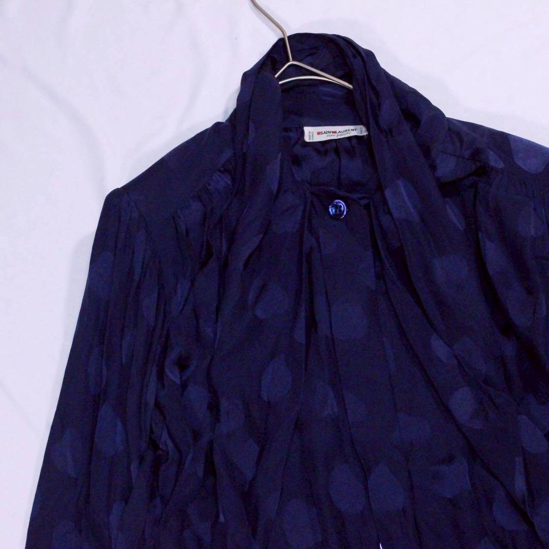 SAINT LAURENT　サンローランリヴゴーシュ【Free】長袖ブラウス