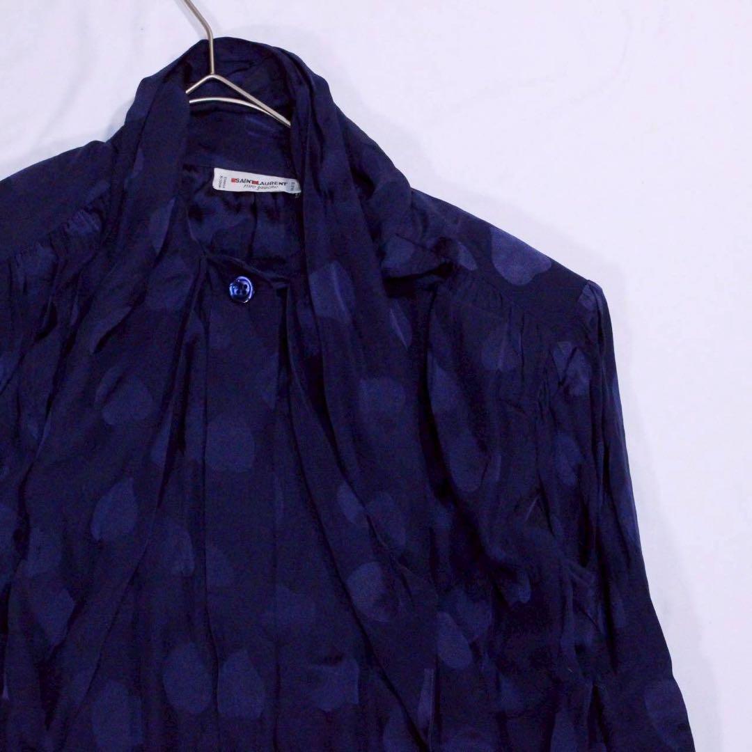 SAINT LAURENT　サンローランリヴゴーシュ【Free】長袖ブラウス