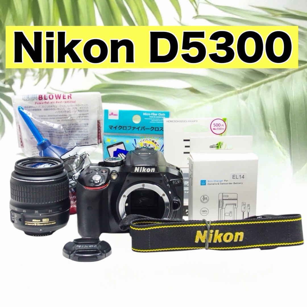 Wi-Fi搭載機 届いてすぐ使える ✨ Nikon D5300 レンズセット