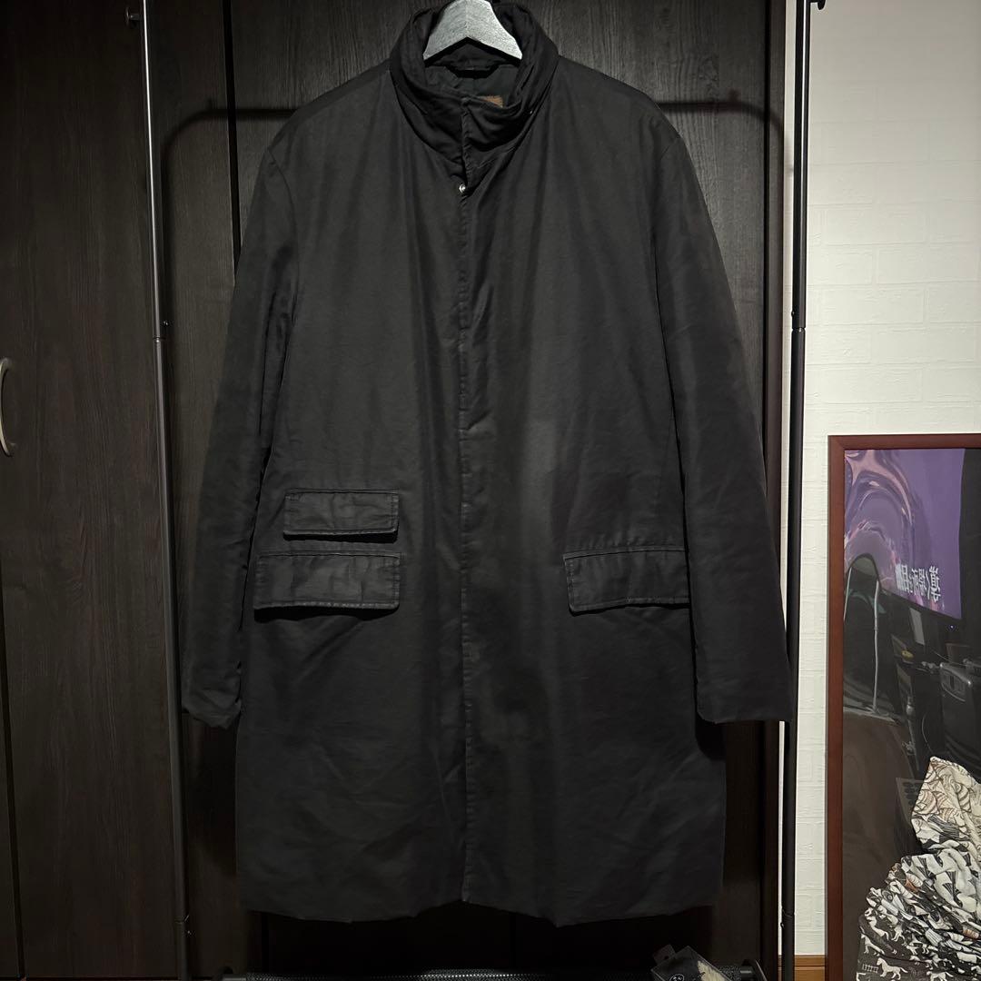 最終値下　MONCLER ステンカラー　ダウンコート　L ブラック 茶タグ