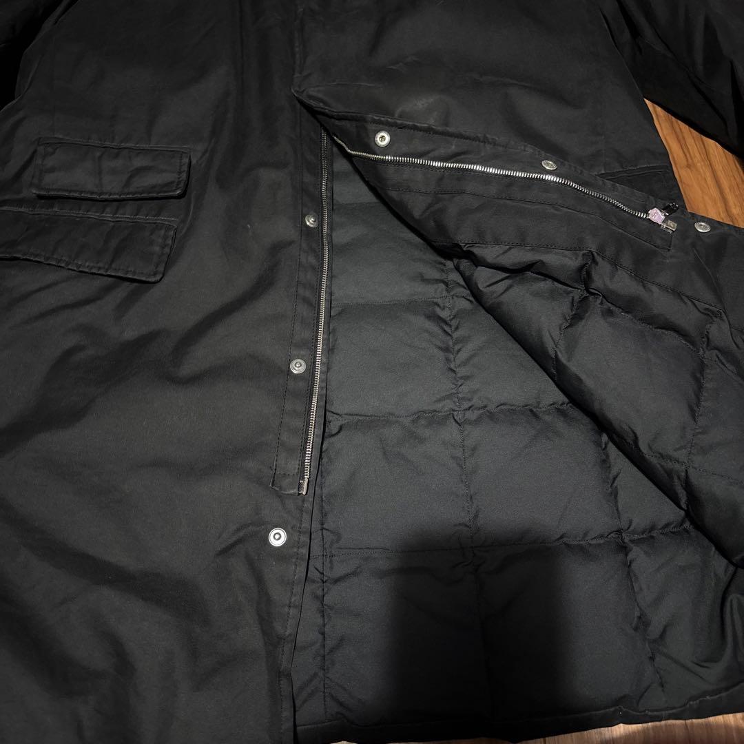 最終値下　MONCLER ステンカラー　ダウンコート　L ブラック 茶タグ