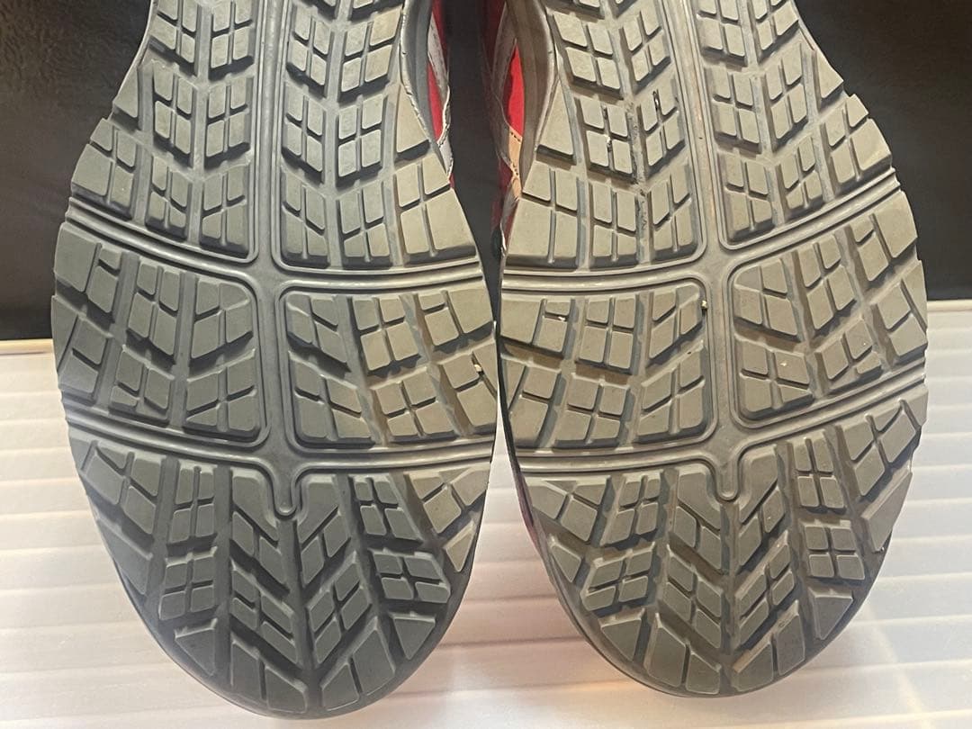 ASICS BOAウィンジョブ安全靴 レッドCP209とCP301の2セット中古