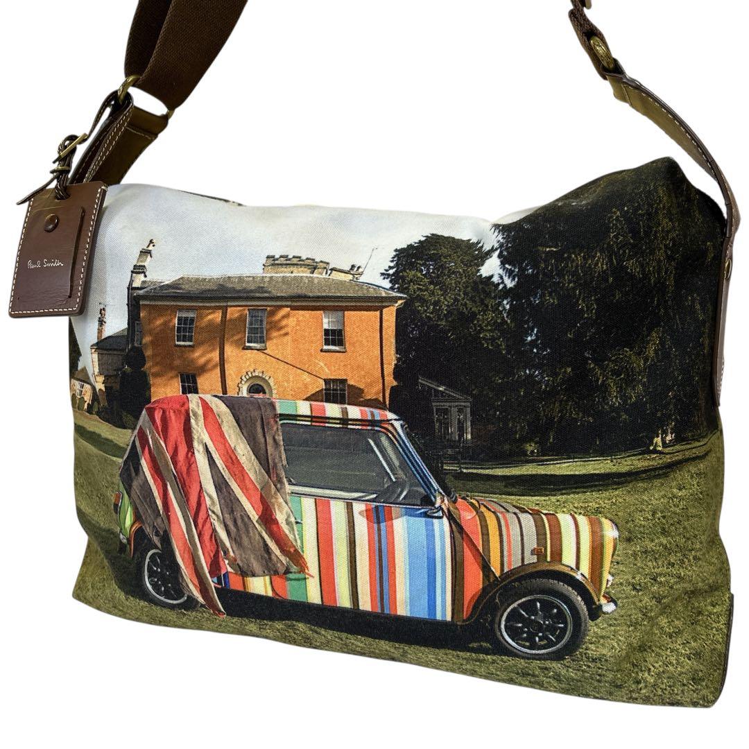 Paul Smith ショルダー バッグ ミニクーパープリント マルチストライプ