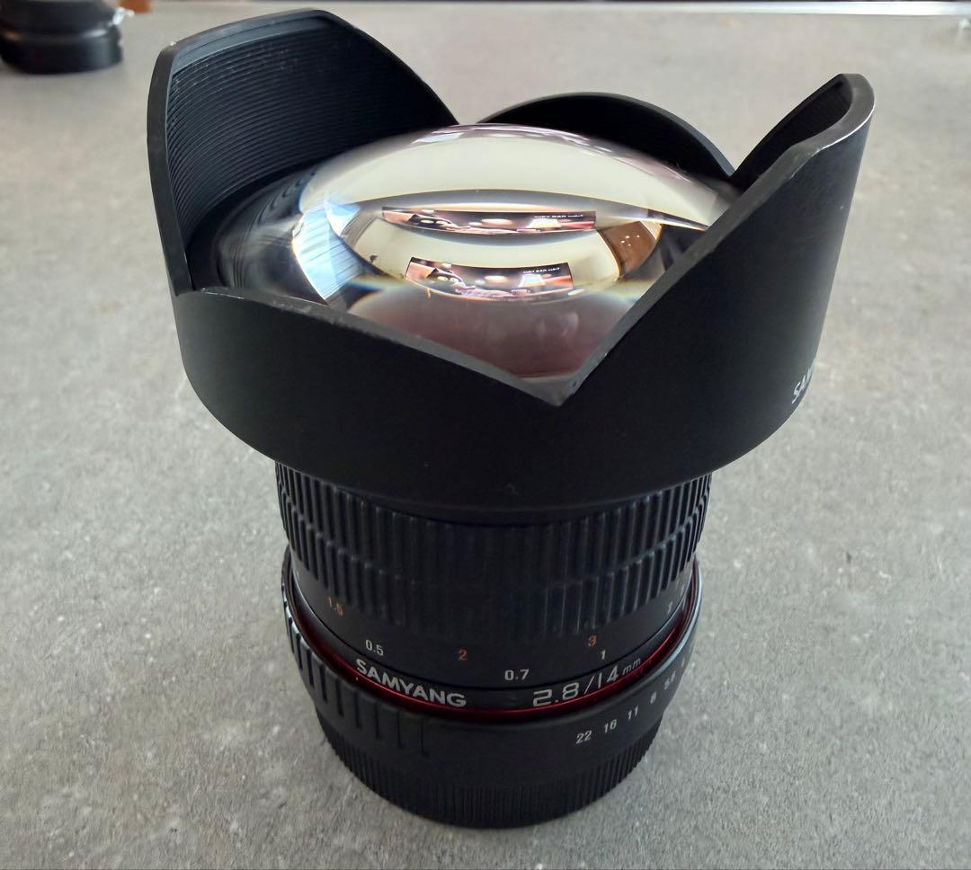 【星空撮影に】SAMYANG 14mm F2.8 Canon用 超広角レンズ美品