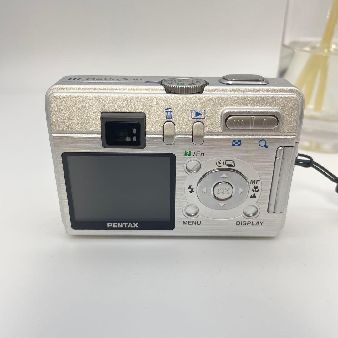 動作確認済✨PENTAX Optio s50✨スマホ転送OK 単三電池 可愛い♪