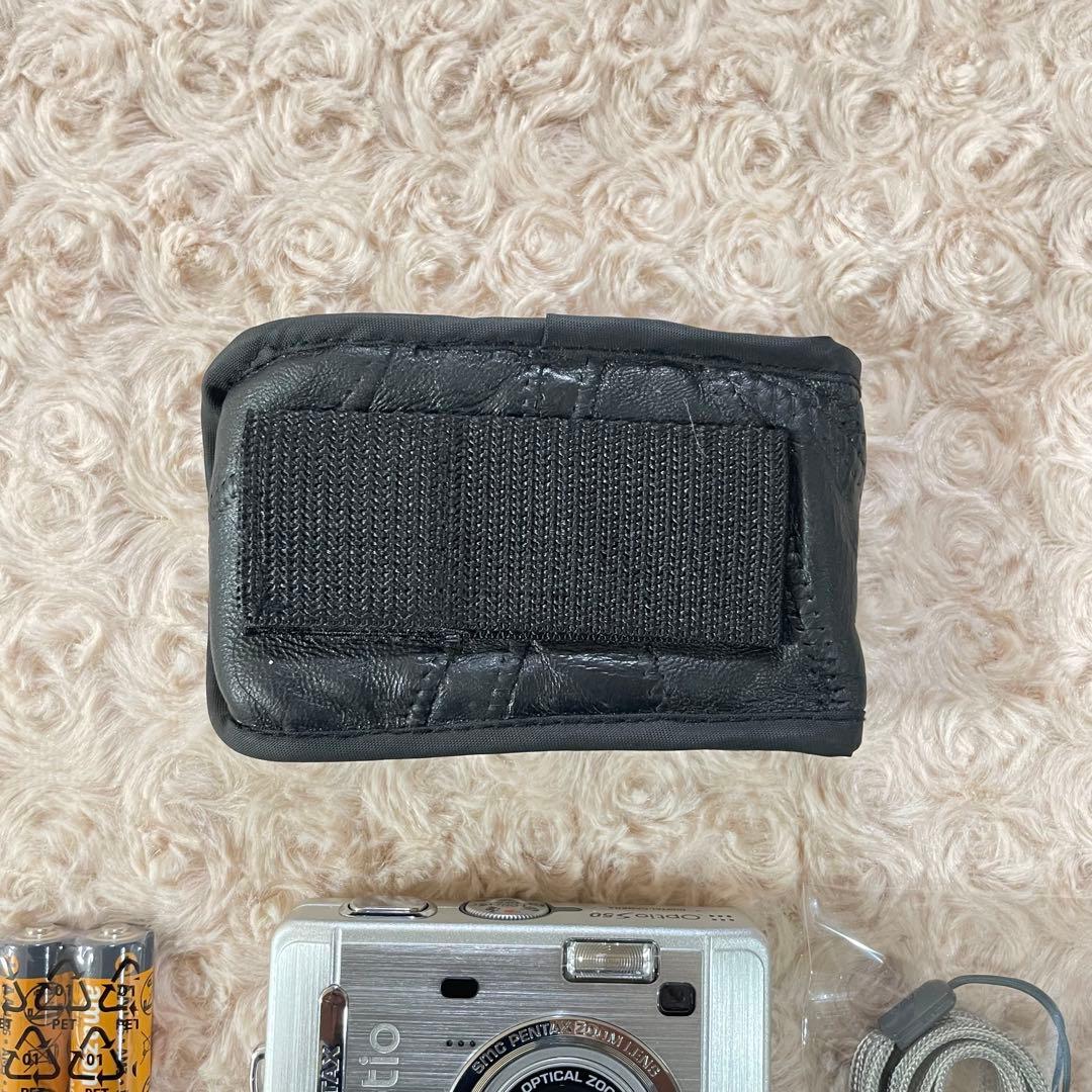 動作確認済✨PENTAX Optio s50✨スマホ転送OK 単三電池 可愛い♪