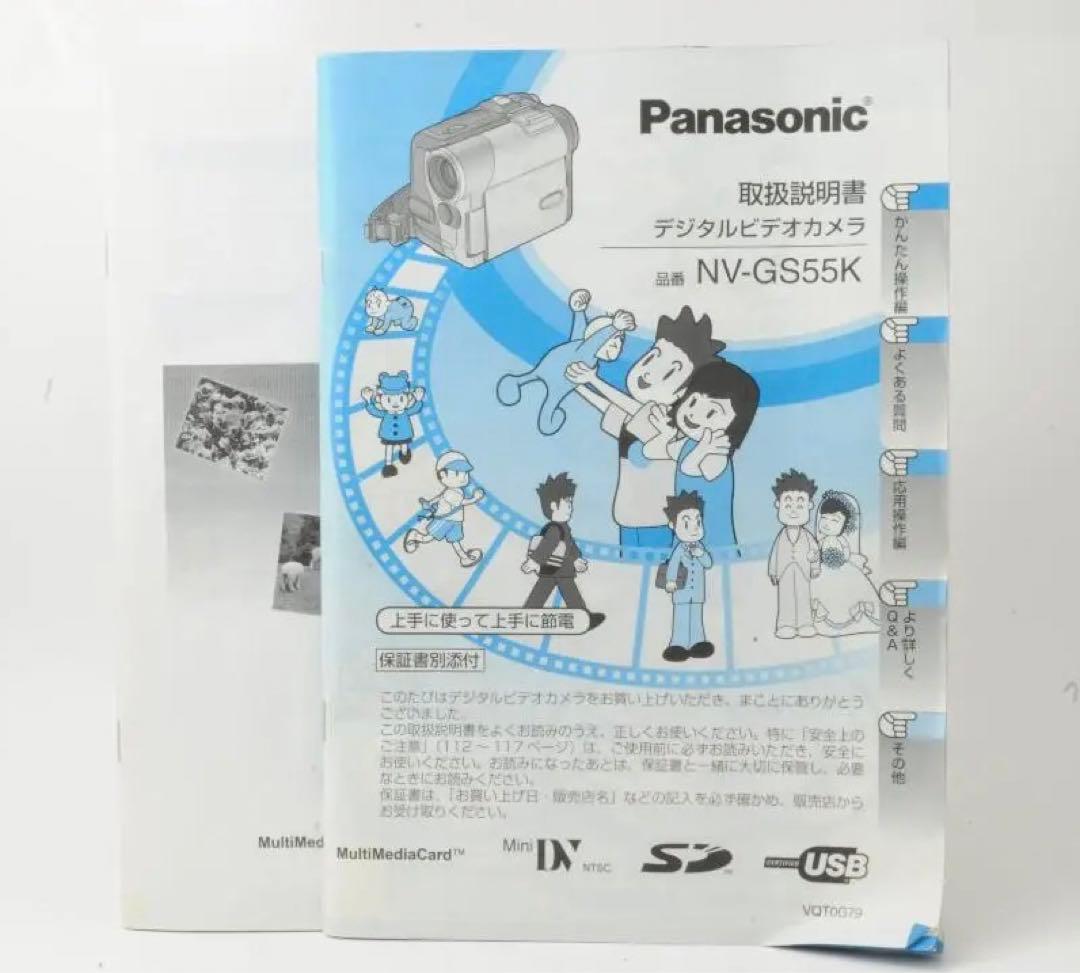Panasonic パナソニック NV-GS55K-R デジタルビデオカメラ