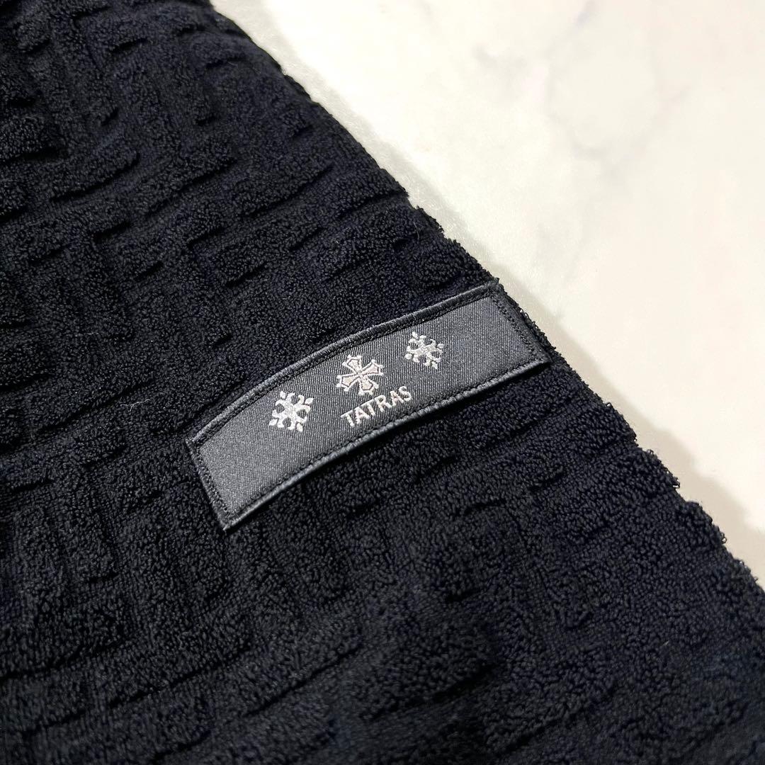 タトラス DOVINO 2024年製 ダブルジップ パーカー 黒 ブラック M