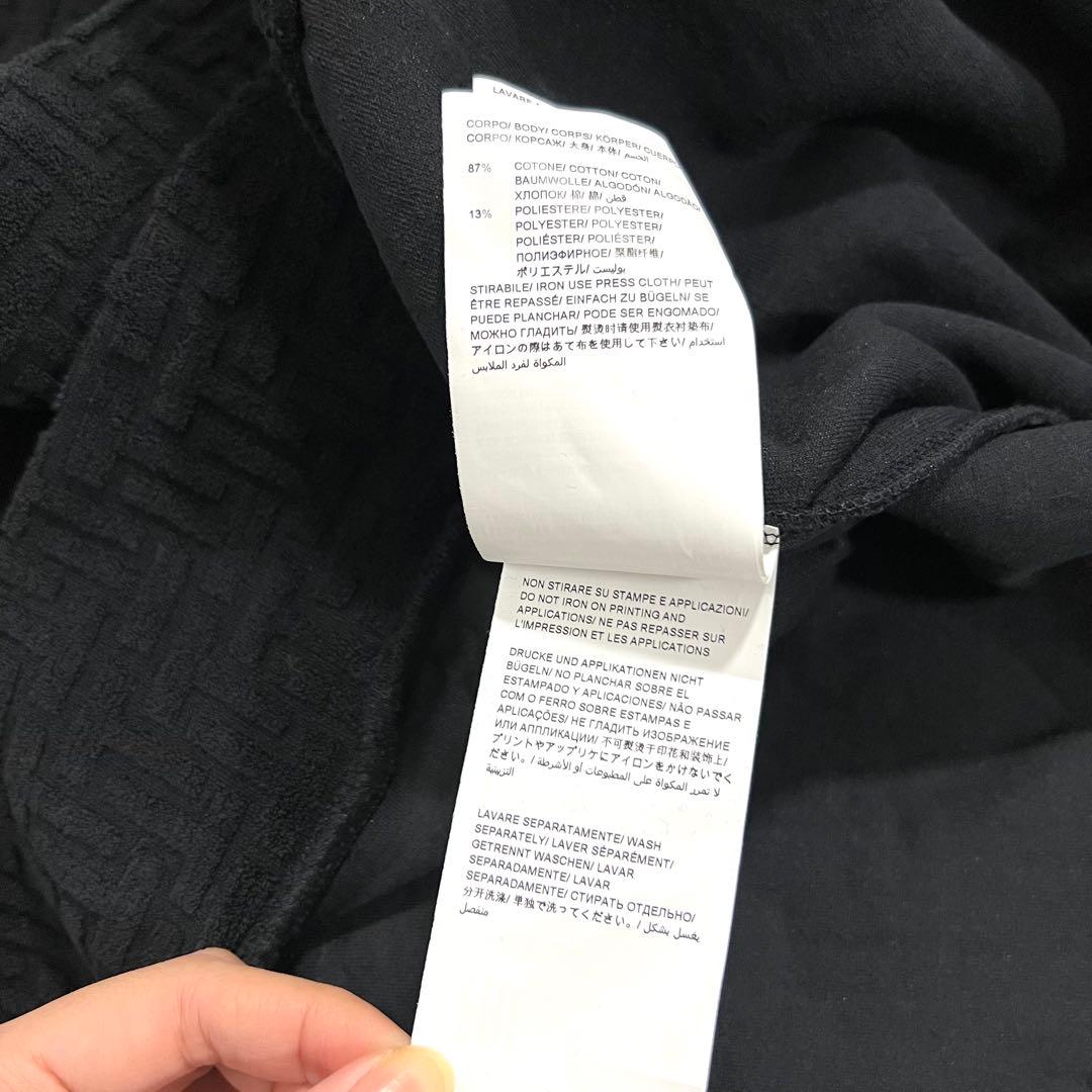 タトラス DOVINO 2024年製 ダブルジップ パーカー 黒 ブラック M