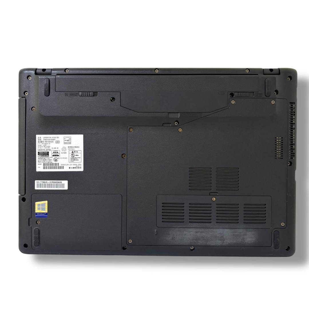 475/第8世代/富士通/ノートパソコン/8GB/SSD/512GB/i3