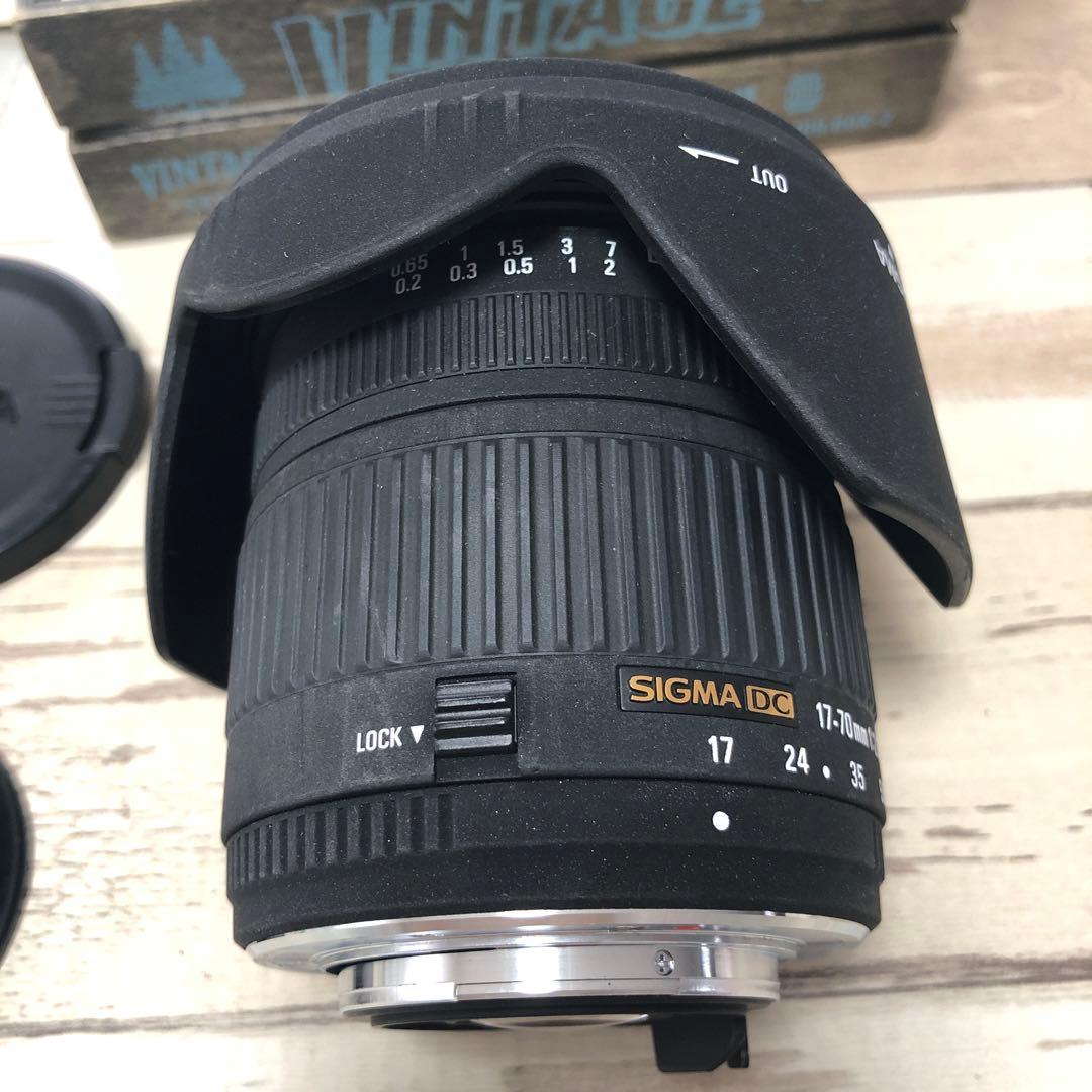 レンズ(ズーム) SIGMA DC 17-70mm F2.8-4.5