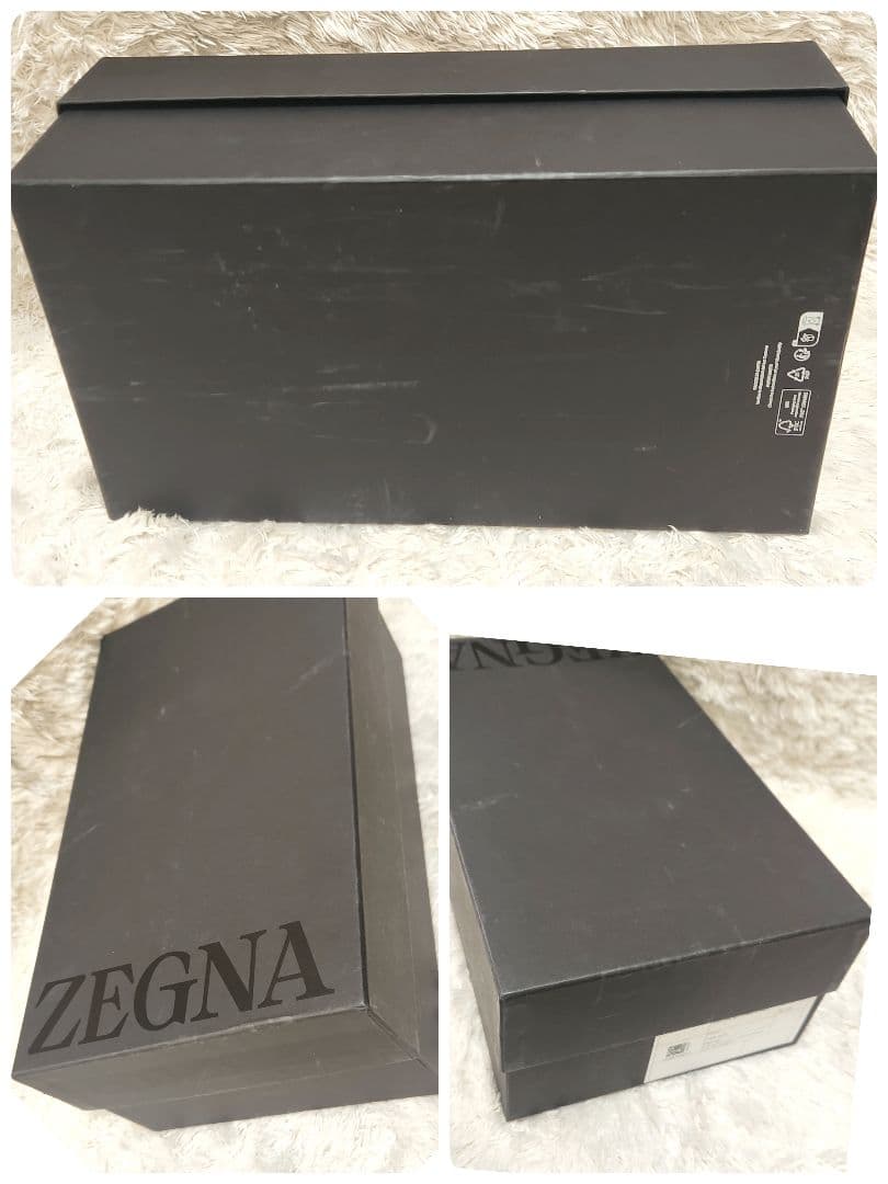 【使用感少】ZEGNA TRIPLE STITCH スウェード スニーカー