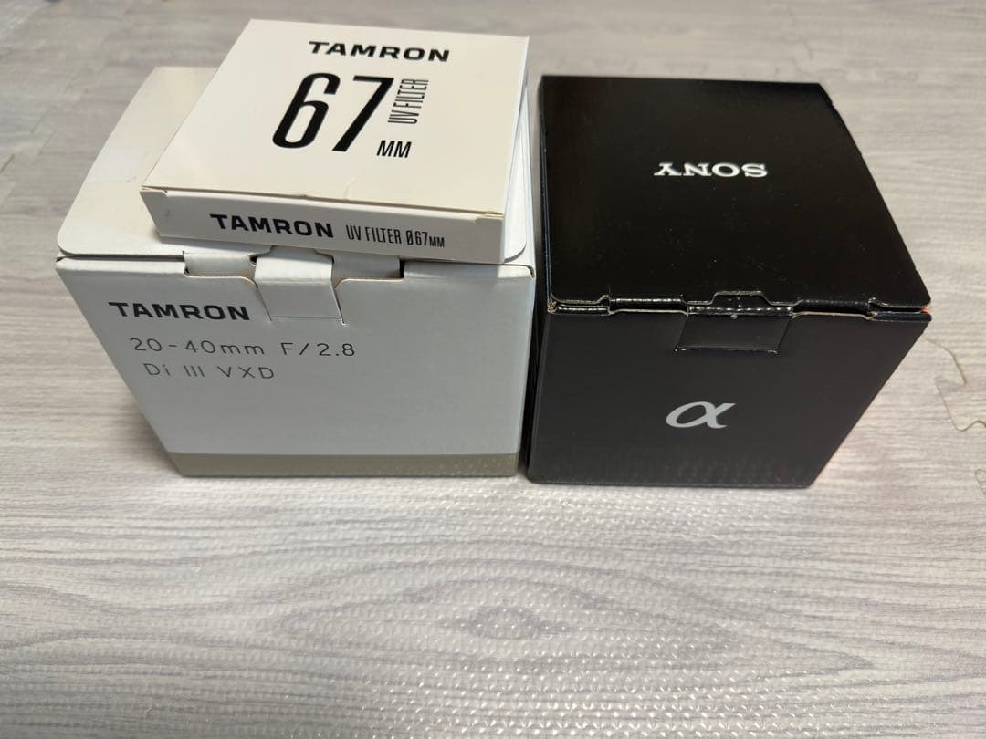 【セット販売】SONY α7CII本体 TAMRON 20-40mm f/2.8