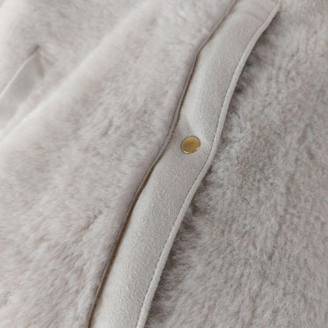 【新品】自由区　リバーシブル　エコメリノムートンジレ　３８　ボア