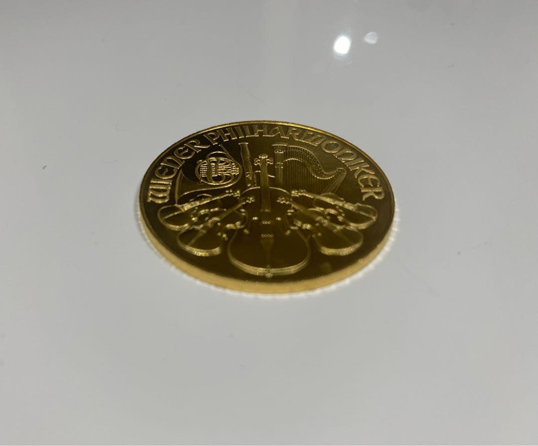 傷なし【美品】1955年物 オーストリア ウィーン金貨 1オンス 純金 24金