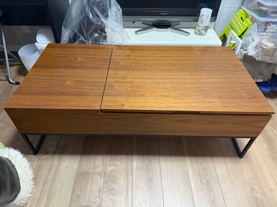 ニトリ　昇降式リビングテーブル