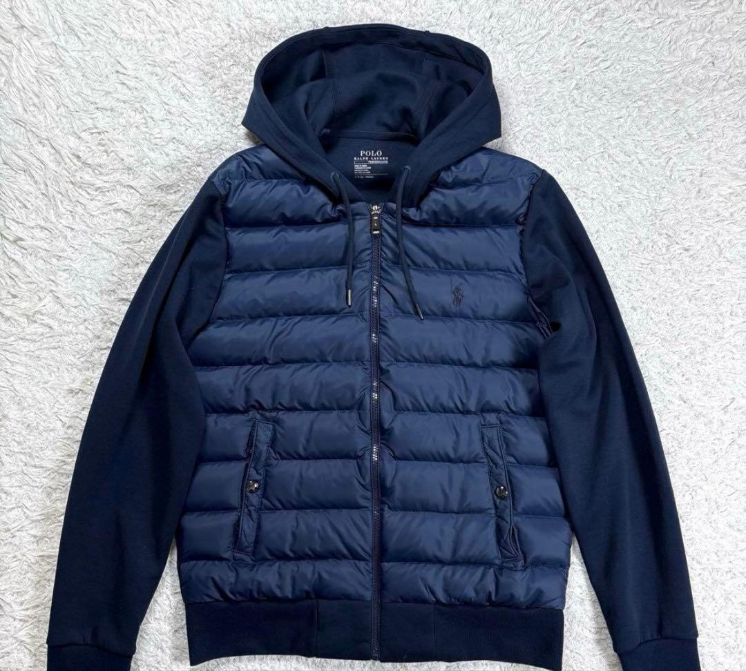 【美品】Polo Ralph Lauren ハイブリッドダウン ジップパーカー