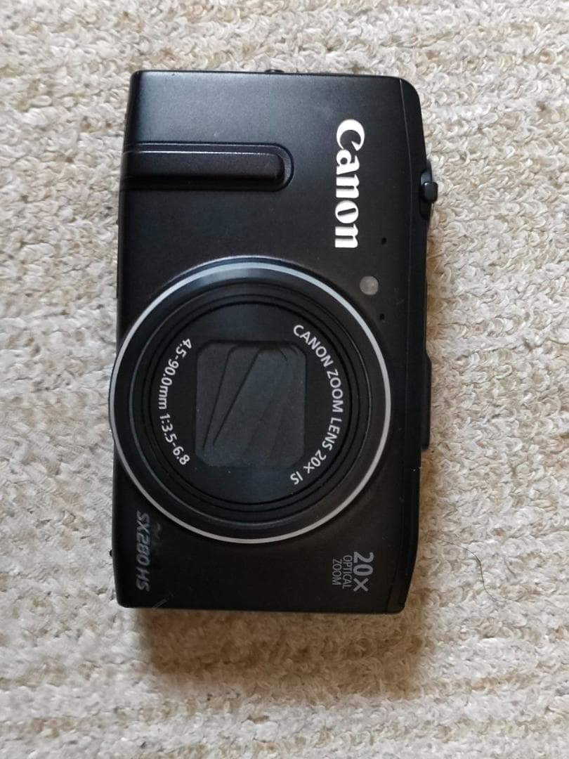 Canon SX280 コンデジ 中古　ジャンク　取説付き、充電器、電池付き