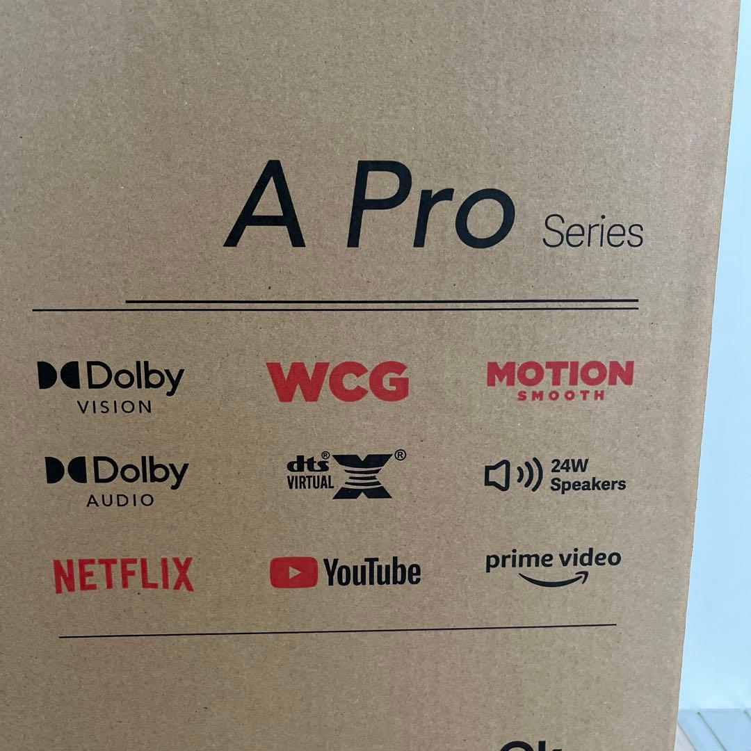 【送料込】 Xiaomi テレビ A Pro 43 4K 新品未使用