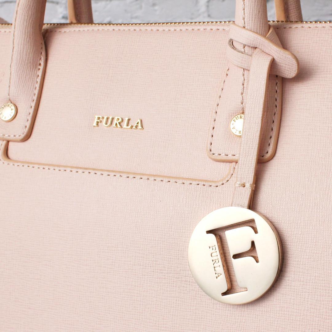 ✨極美品✨ フルラ LINDA トートバッグ 肩掛け 2way くすみピンク