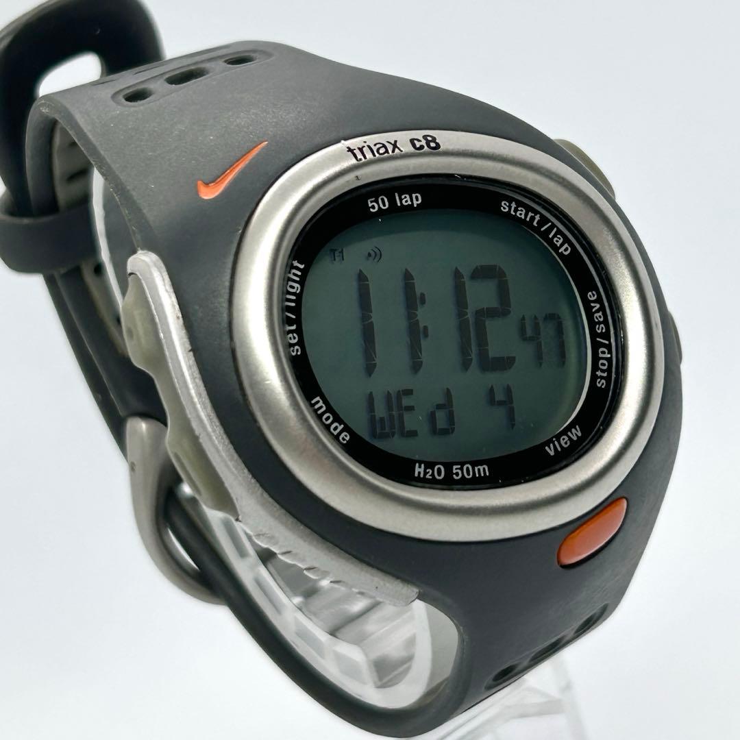 新品電池 稼働 NIKE TRIAX C8 y2k デジタル 腕時計