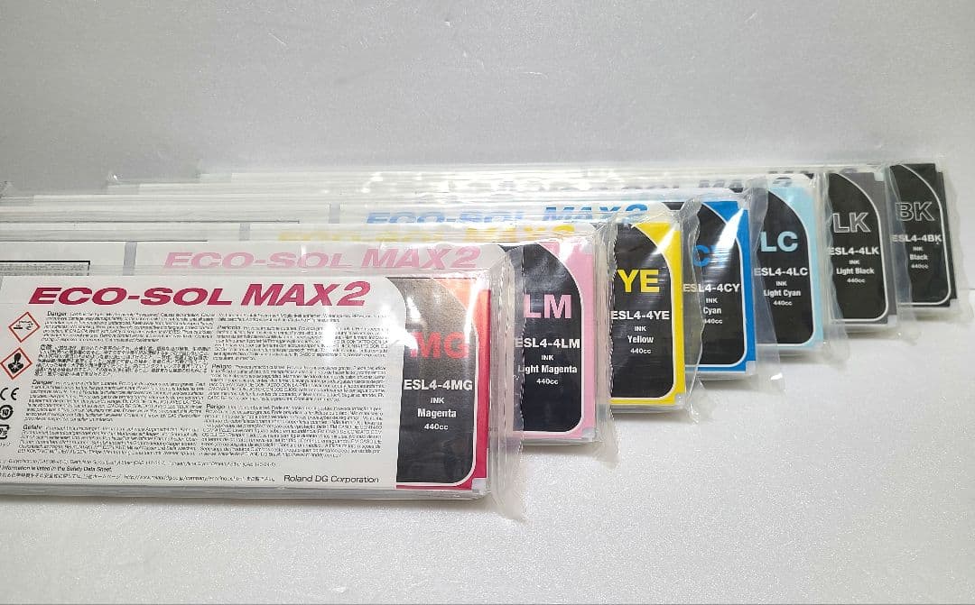 新品未開封 ローランド ECO-SOL MAX2 インク 7色セット 440cc