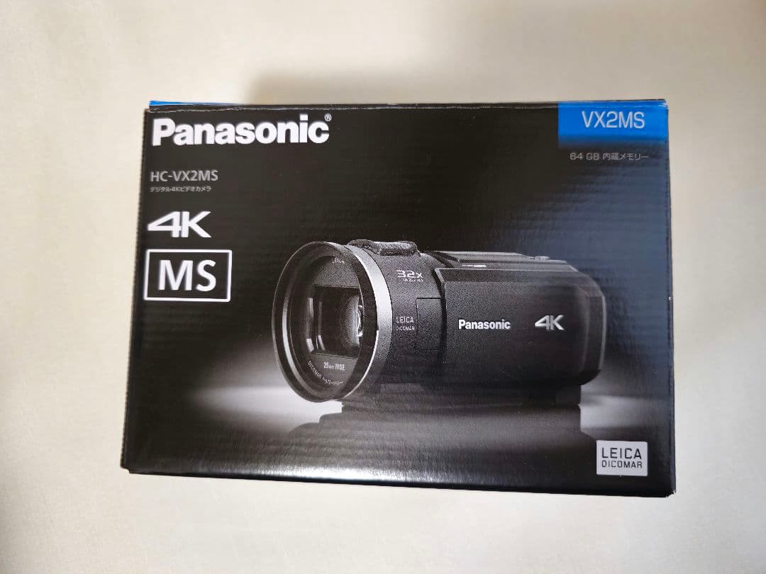 【Panasonic】 HC-VX2MS 4Kビデオカメラ