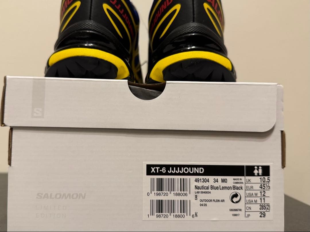 【JJJJound / Salomon】XT-6 BLUE (US11)