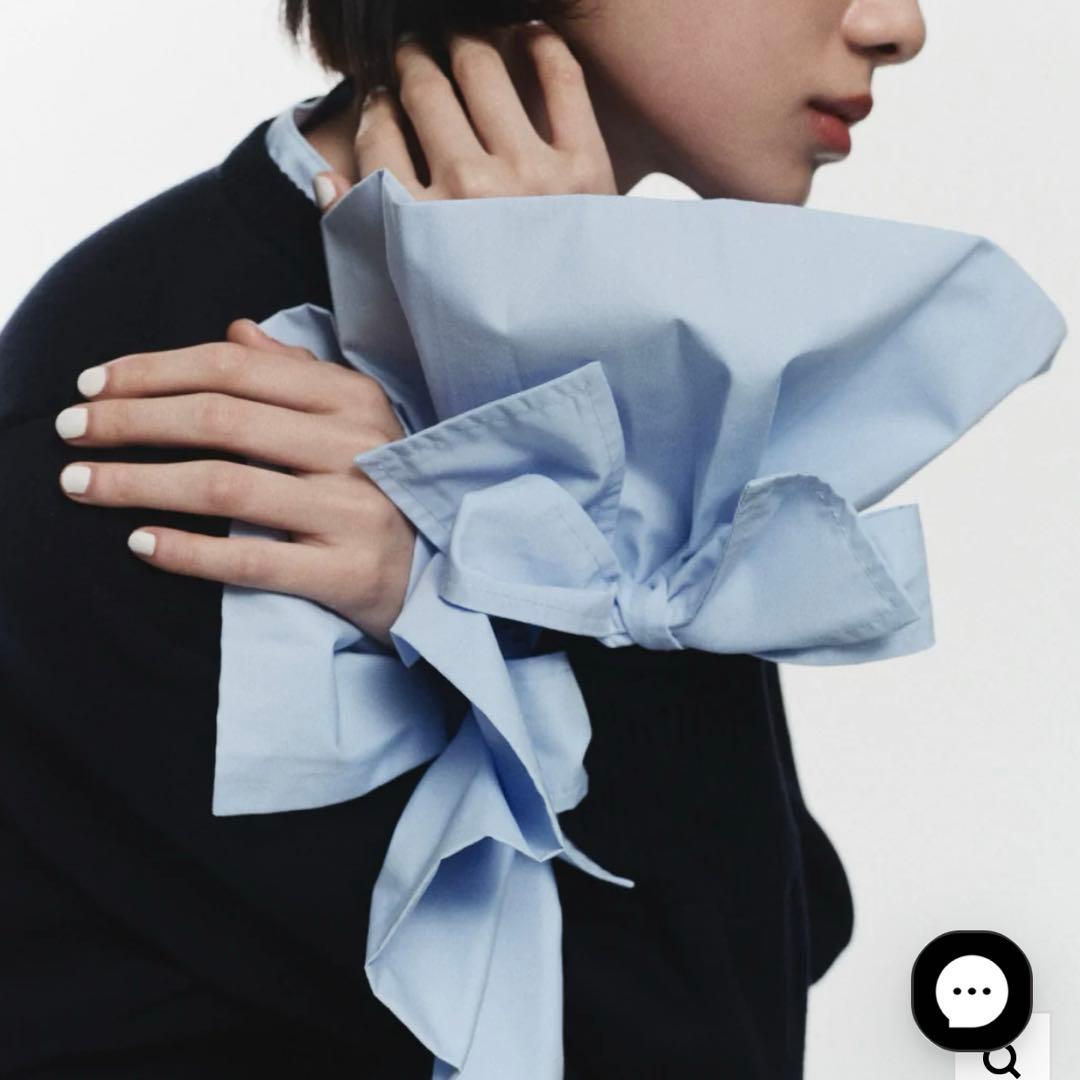 Bibiy. 25AW ANGELIQUE KNIT ネイビー