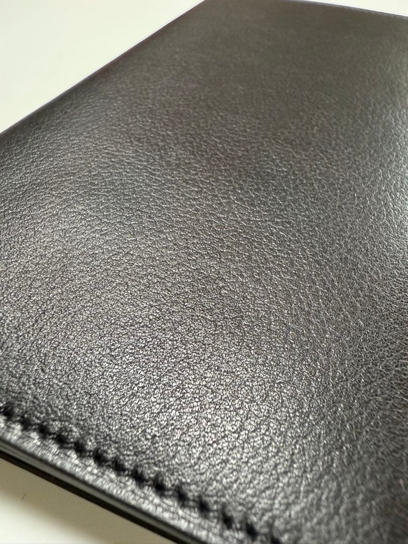 HERMES ブラック レザー 長財布 2025年製