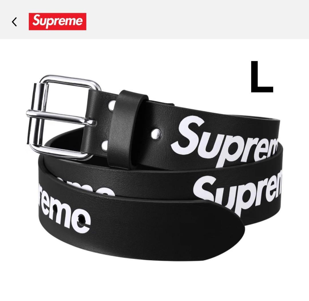 SUPREME Repeat Leather Belt 25FWレザーロゴベルト