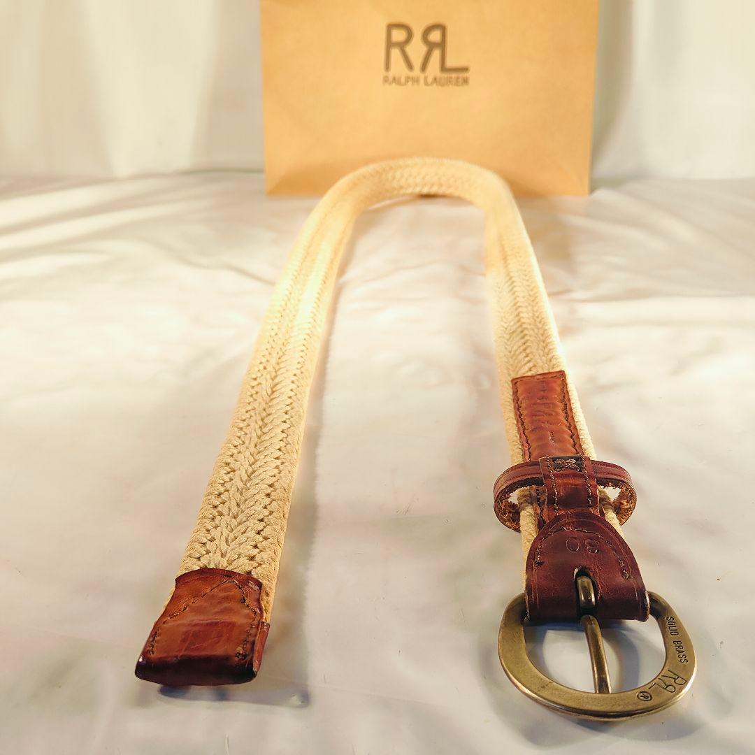 【極美品】RRL　RALPH LAUREN　高級ドレスベルト イタリア製 正規品