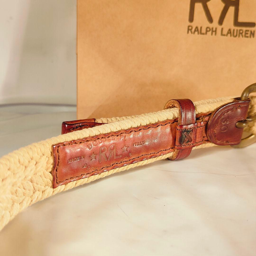【極美品】RRL　RALPH LAUREN　高級ドレスベルト イタリア製 正規品