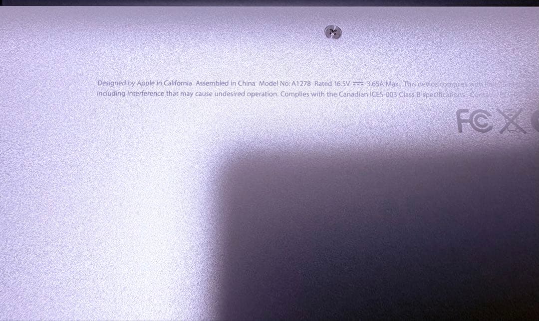 Apple MacBook PRO A1278 13インチ