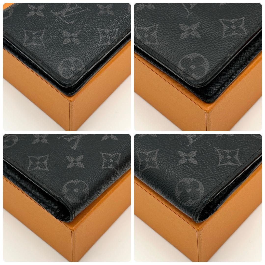 【美品】ルイヴィトン モノグラム エクリプス ポルトフォイユブラザ メンズ