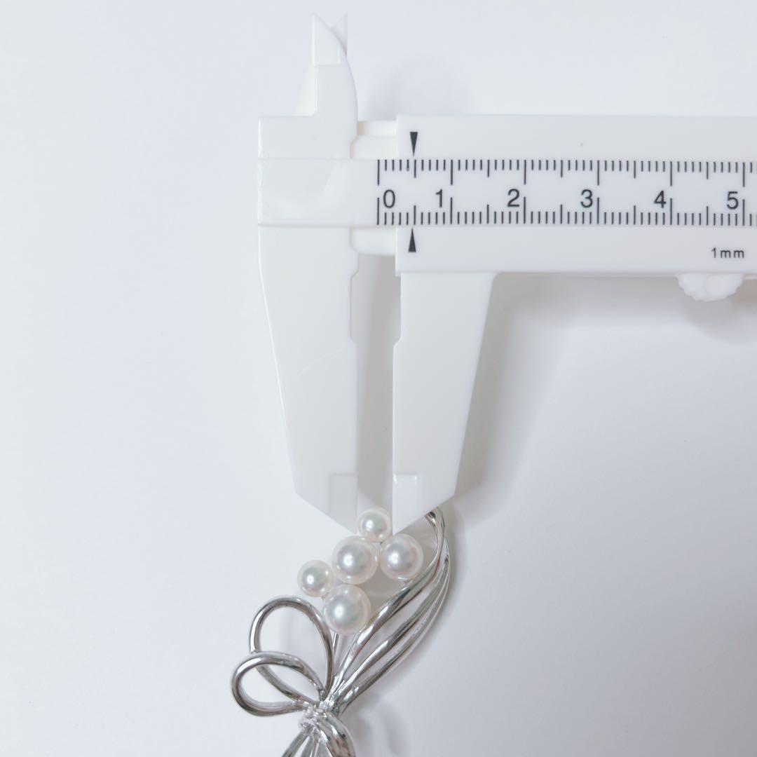 美品　MIKIMOTO アコヤ真珠　ブローチ　コサージュ　本真珠　パール　高級