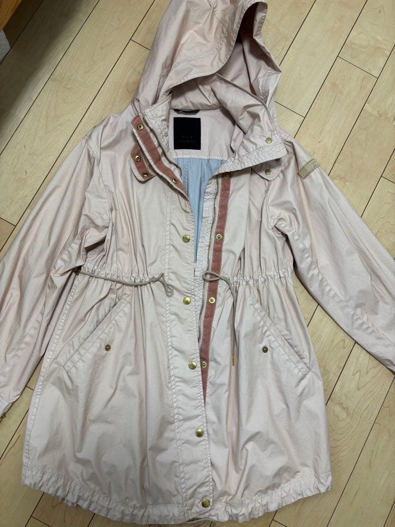 TATRAS タトラス　ピンク フード付き 薄手 コート