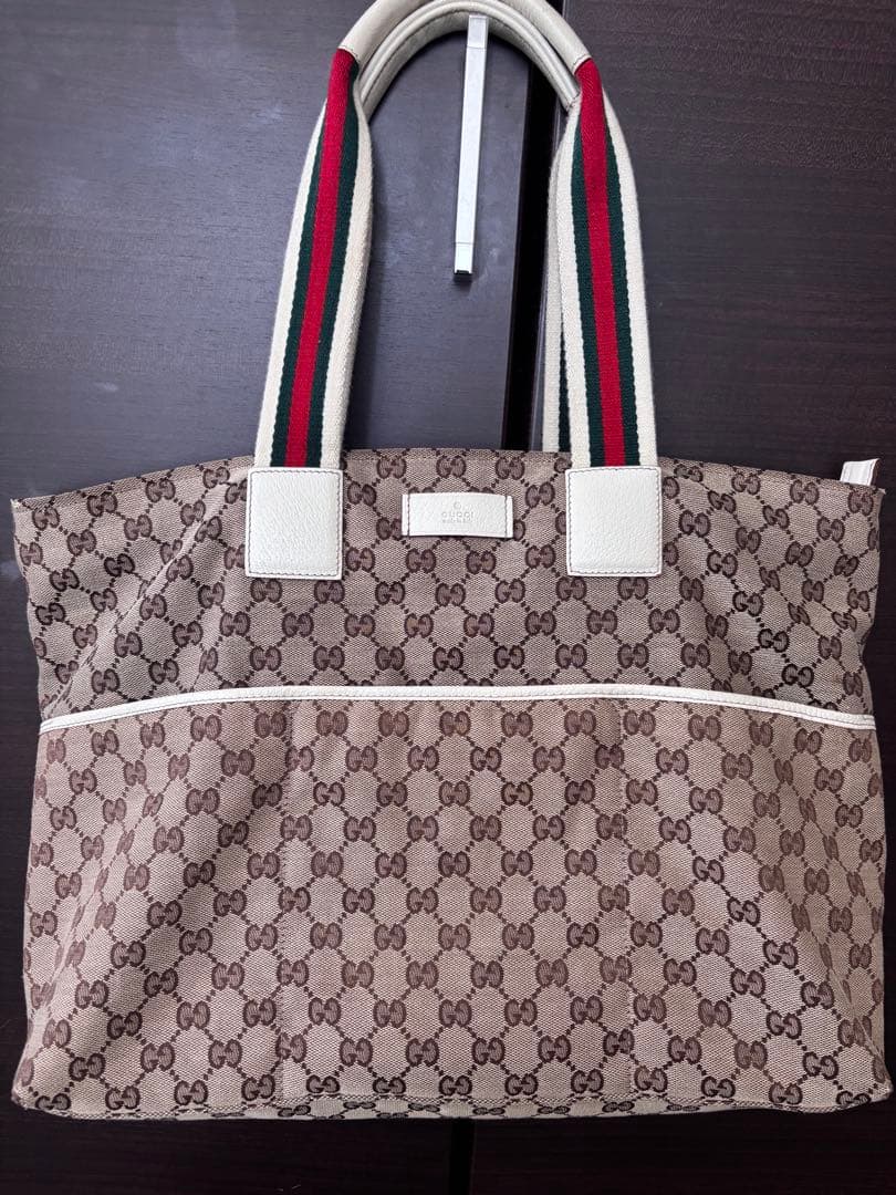 GUCCI GGパターン マザーズバッグおむつ替えパッド付き