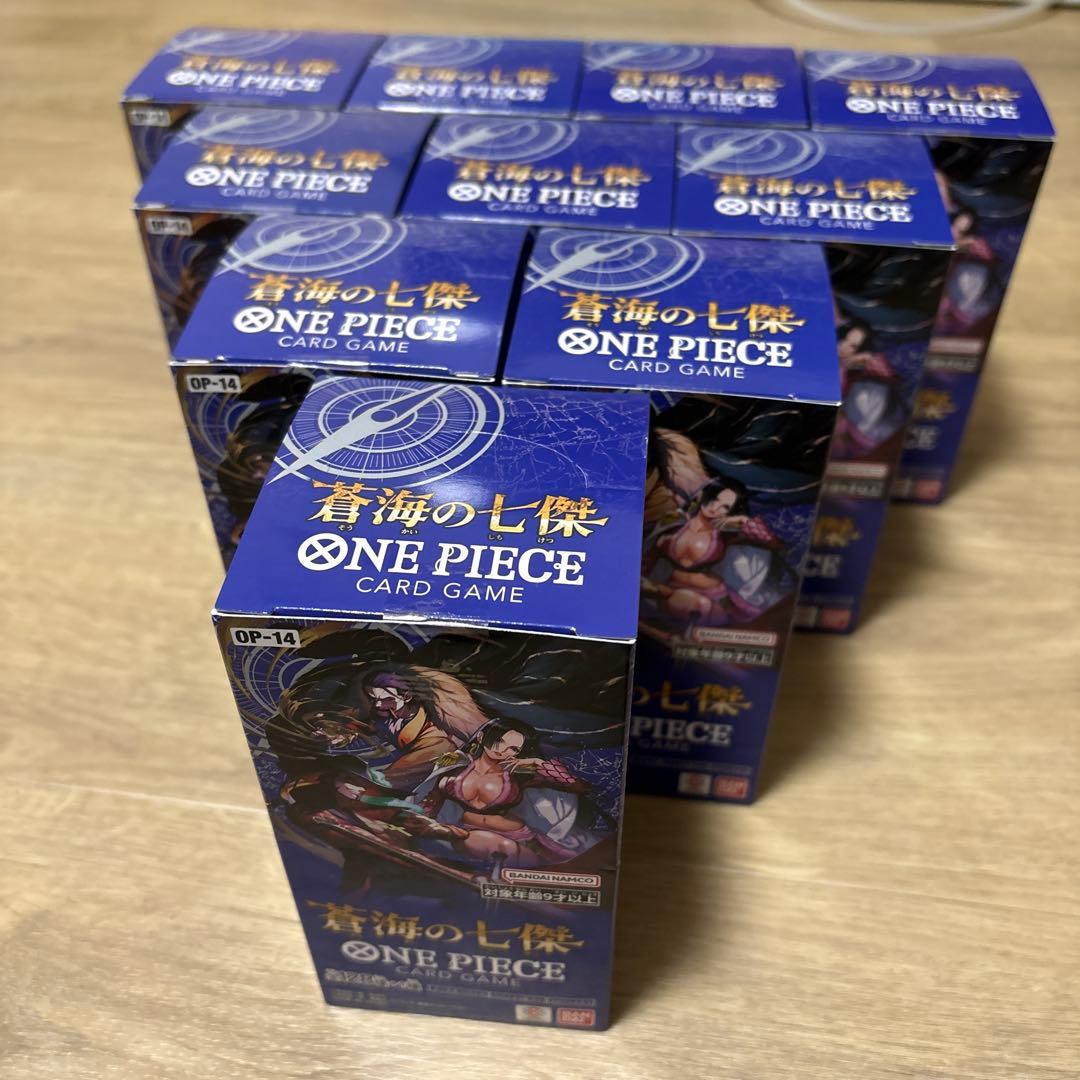ワンピースカード 蒼海の七傑　10BOX テープ付き 新品未開封