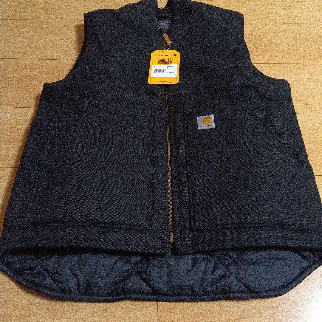 カーハートCarharttダックベスト黒Mサイズ新品未使用