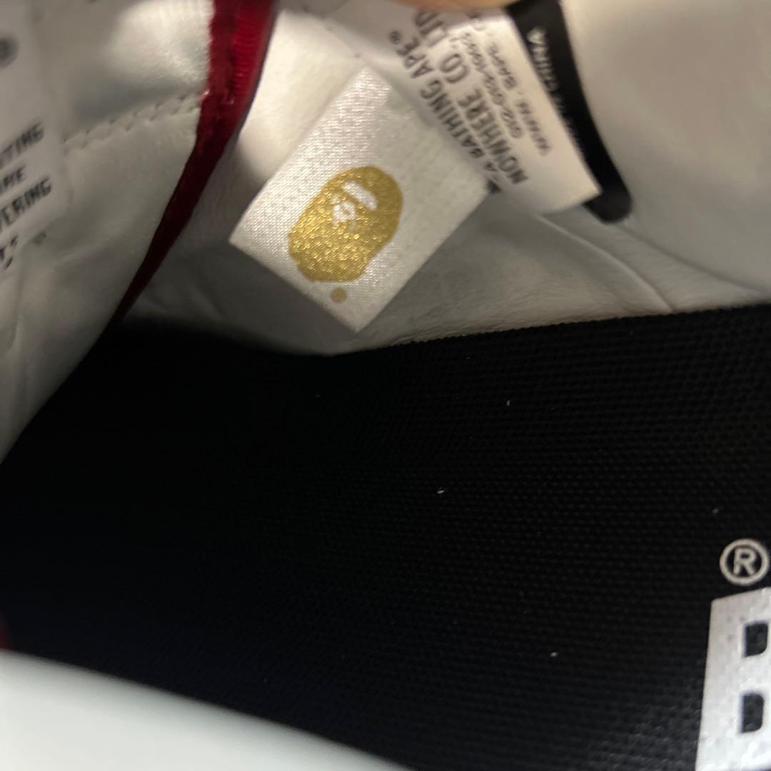 A BATHING APE BAPE STA 赤白 28cm