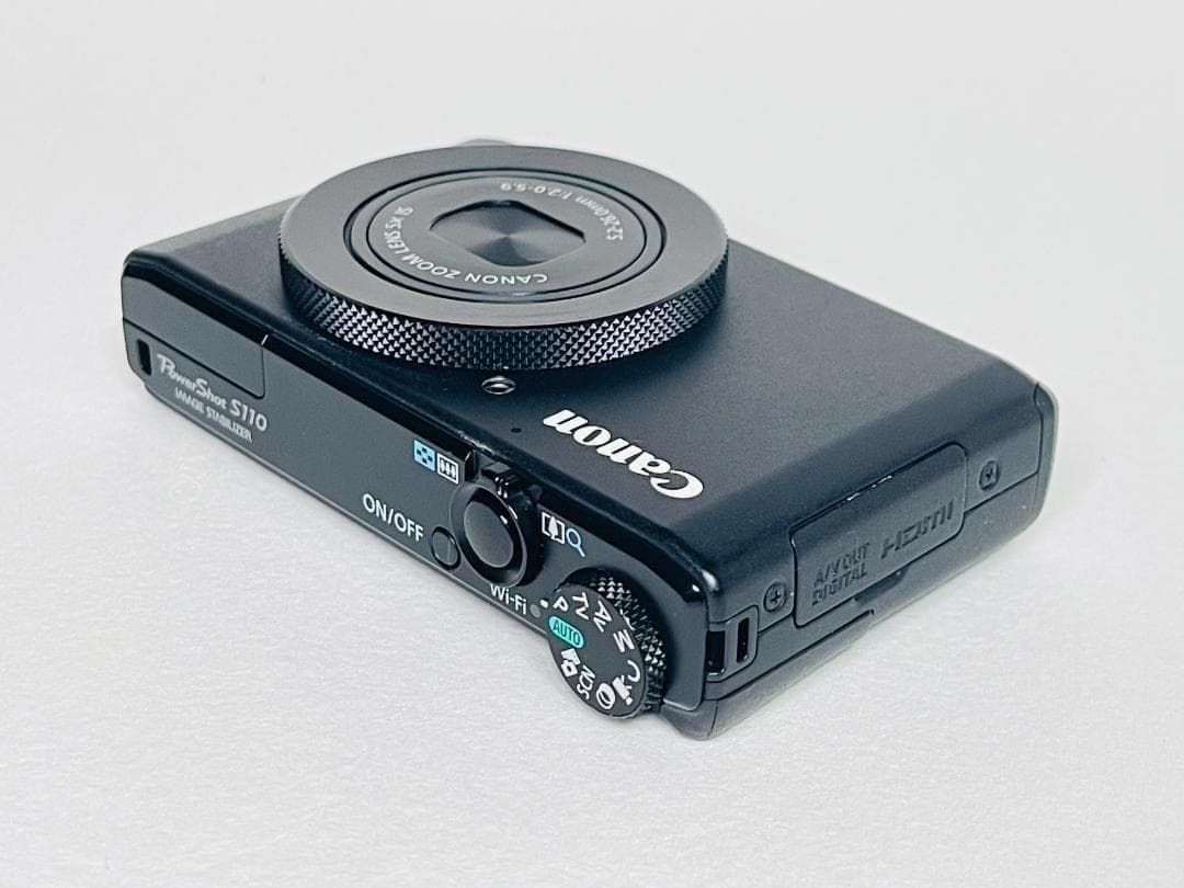 【中古】Canon キヤノン PowerShot S110 ブラック 黒