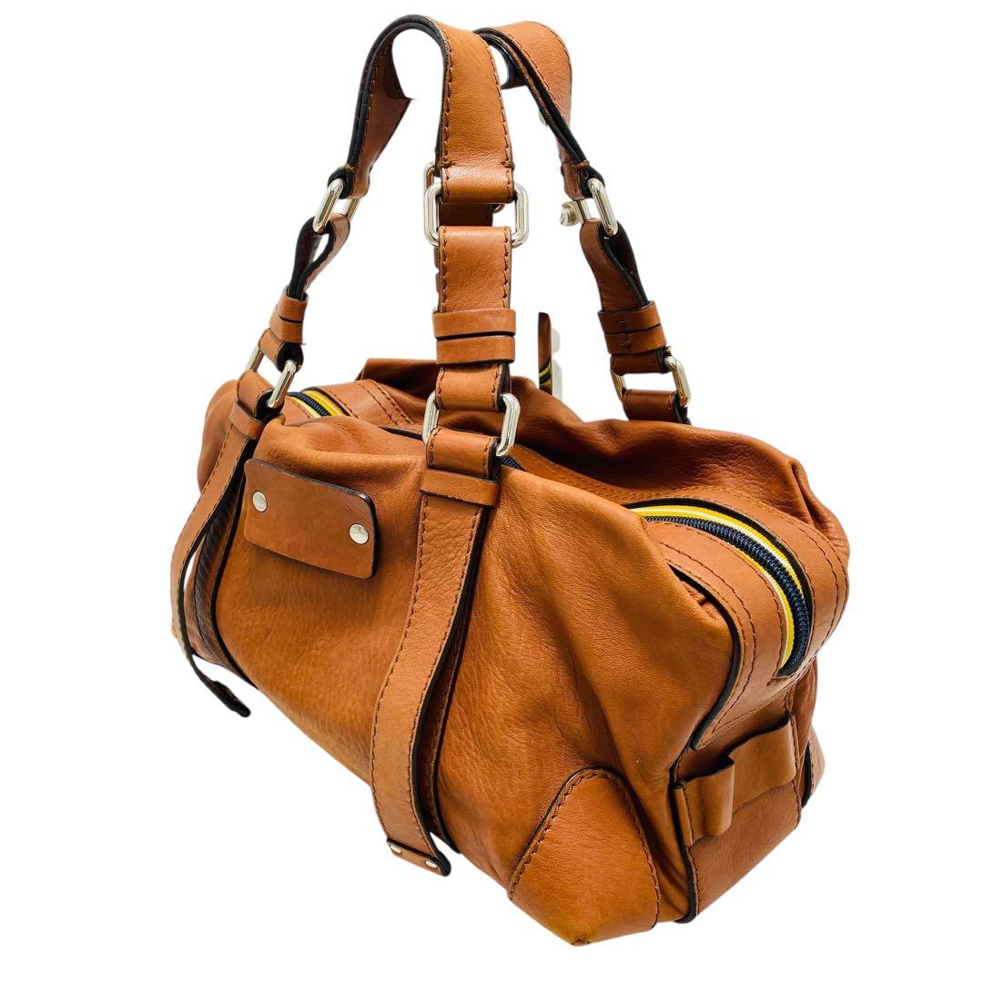 【極美品】Chloe ボストンバッグ パッツィー レザー