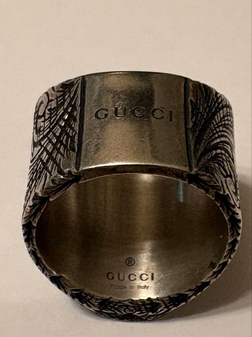 最終値下げ　GUCCI イニシャルリング G Mサイズ