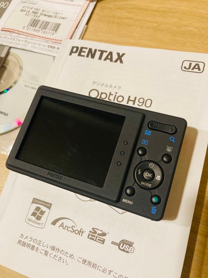 貴重★PENTAX Optio H90 デジタルカメラ デジカメ　ほぼ未使用‼️